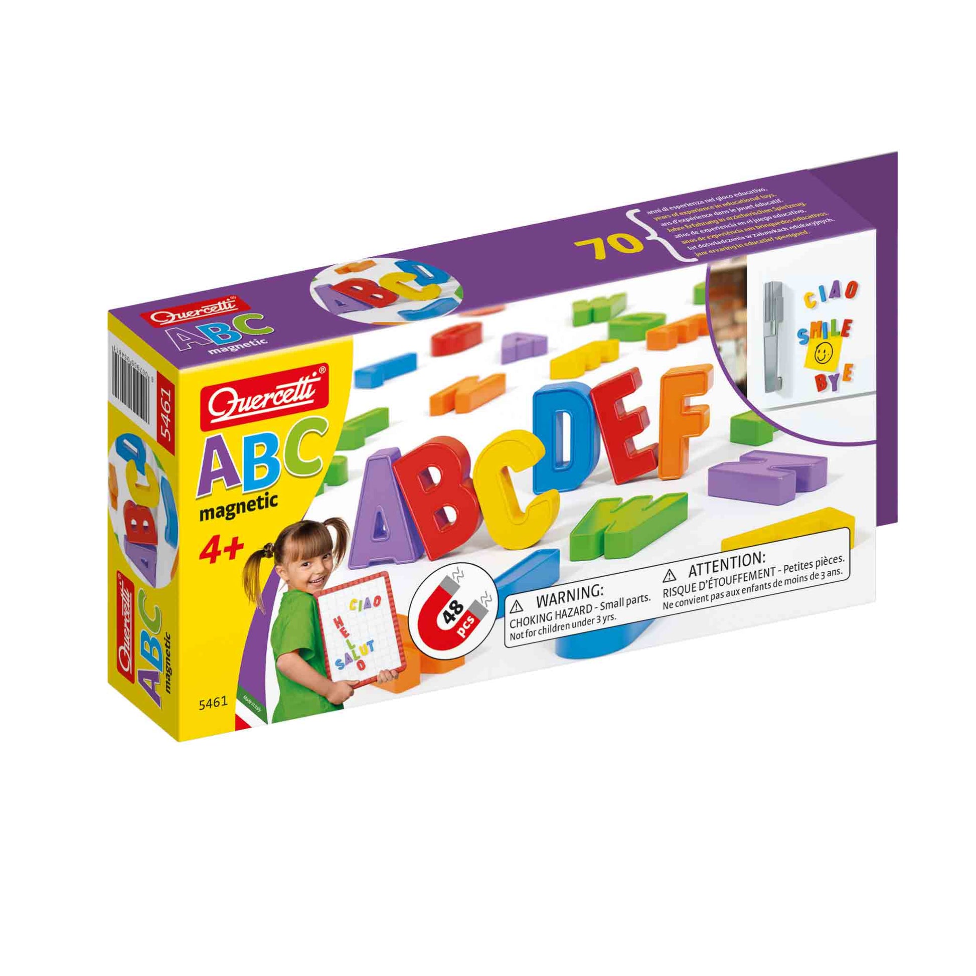 Quercetti | Magnetic Letters Upper Case Fridge Magnets